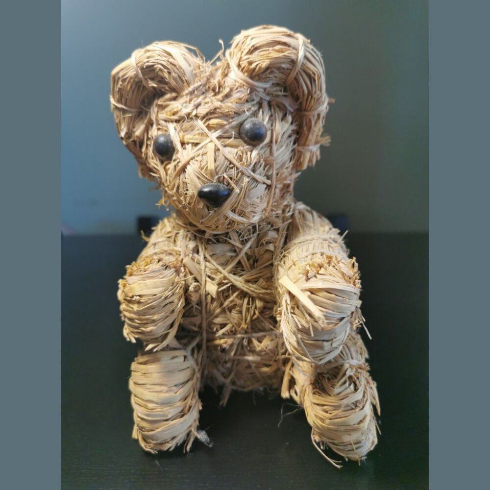 Handmade Straw Bear‎